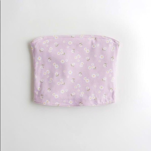 🍊HOLLISTER- reversible lilac tube top🍊 - Picture 1 of 3